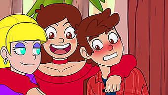 Parodia Cartoon Di Gravity Falls Con Scene Di Leccate E Cavalcate Sensuali