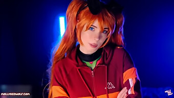 Blowjob Yang Bersepah Membawa Kepada Creampie Dengan Asuka Langley Dari Evangelion