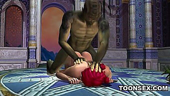 3d Animated Elf Engages In Hardcore Sex With Big Tits And Tight Pussy