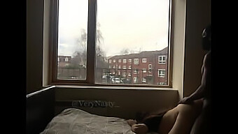 Sexy Wife Gets Fucked By Bbc By The Window For Public Display