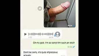 El Chat Travieso De Whatsapp De Una Pareja De Viejo Y Joven Se Vuelve Caliente.