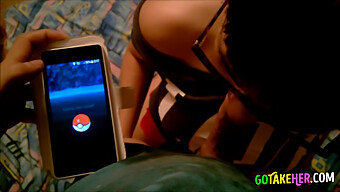 Hentai Pov: Pokémon Go Porn With Glasses And Blowjobs