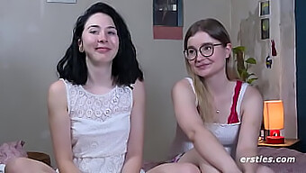 Lesbian Teen Couple Explores Pleasure In Dorm Room