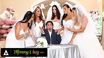 Furious Milf Takes Revenge On Wedding Planner In Intense Gangbang