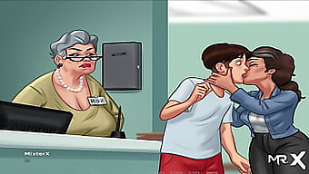 Hentai Game Shows Old Lady With New Teeth In Steamy Scene