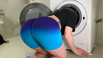 Stepsister'S Embarrassing Moment At The Laundry Leads To A Steamy Family Affair